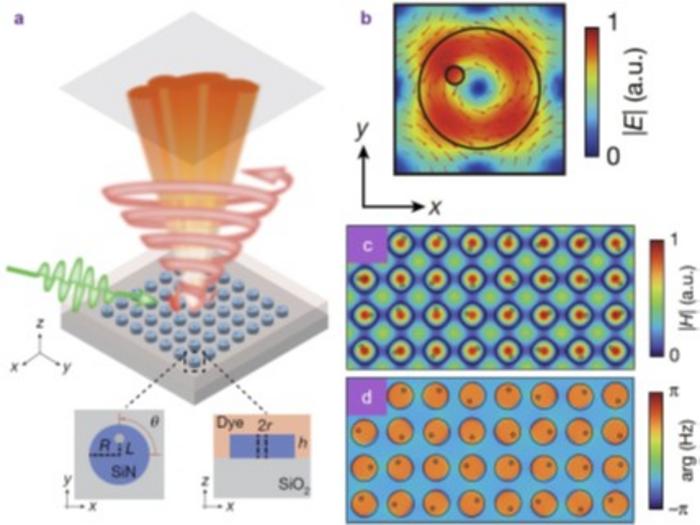Meta‑laser based on resonant metasurface for ultra‑narrowband arbitrary wavefront control
