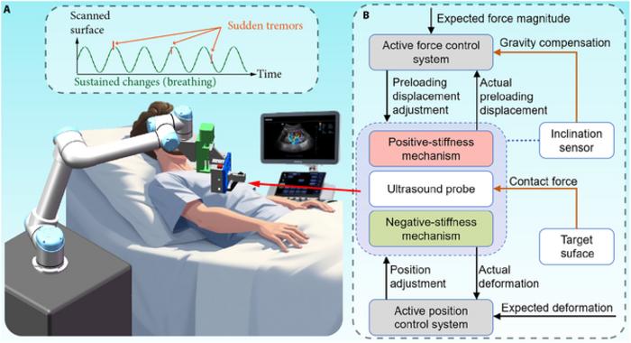 Schematic of the robotic ultrasound (US) scanning system.