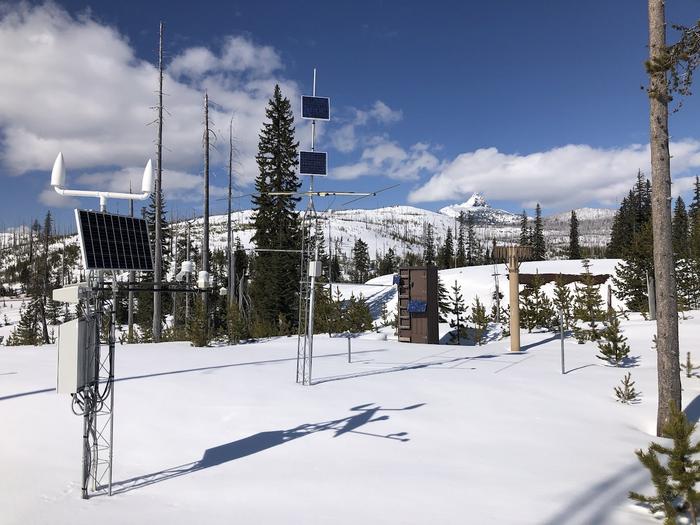 Snow monitoring station