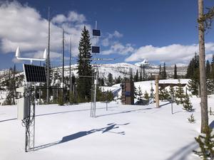 Snow monitoring station