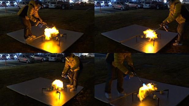 Fireproof Aerial RObot System Withstands Fires