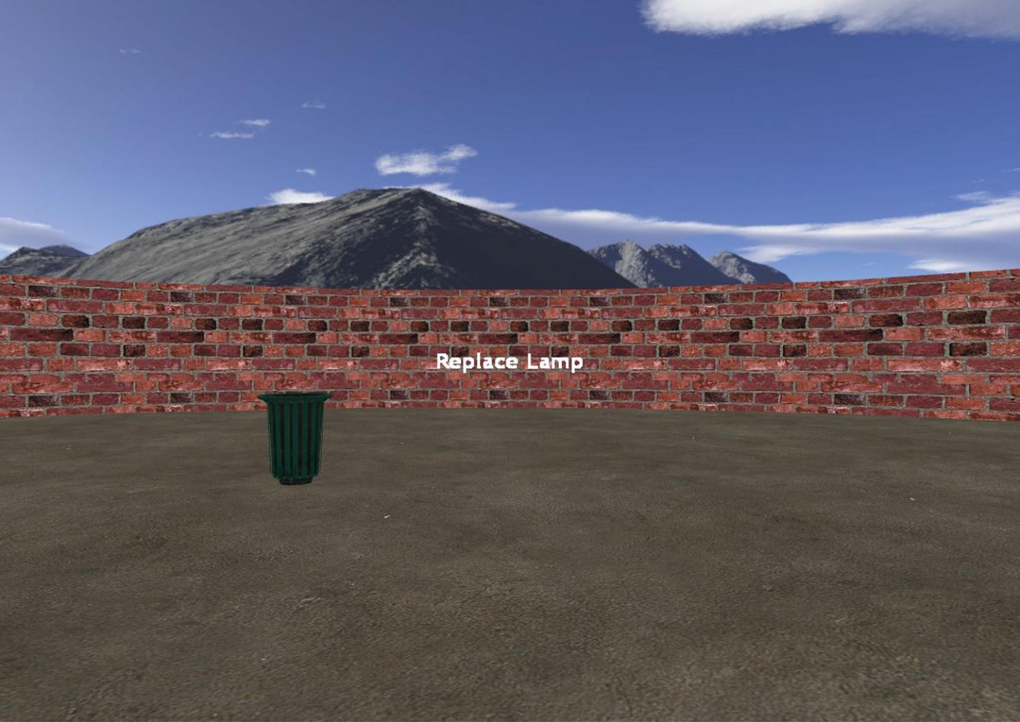 Experiment 1 Environments