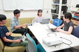 Discussion with students