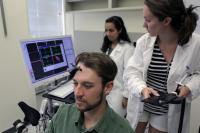 Lab Members Administer Stimulation