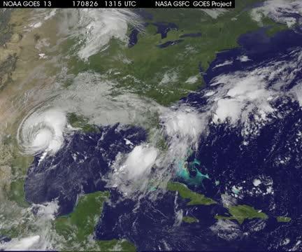 GOES-East Video of Harvey