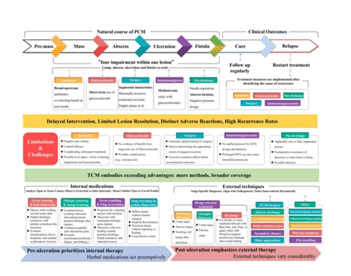 Pathogenesis, progression, and prognosis of PCM and the treatments and therapeutic advantages of TCM