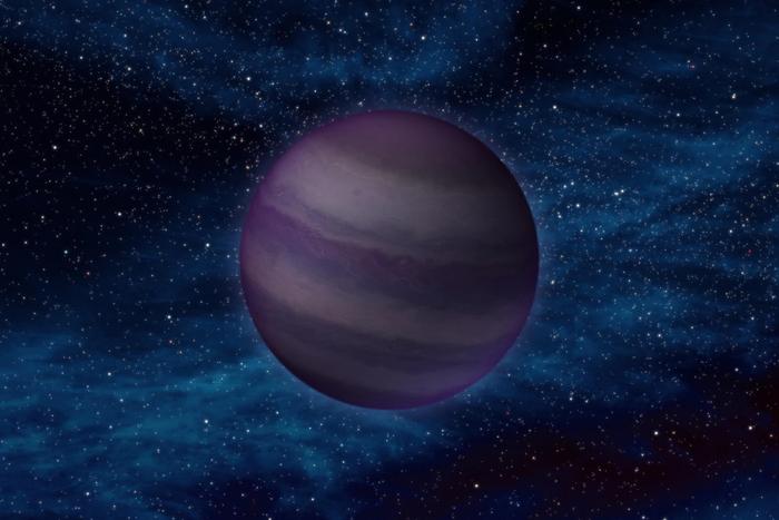 Artist's concept of a brown dwarf.