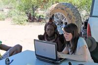 Maria Gen­dron in Namibia