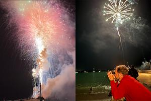 Photos from the October firework show in Capitola, California