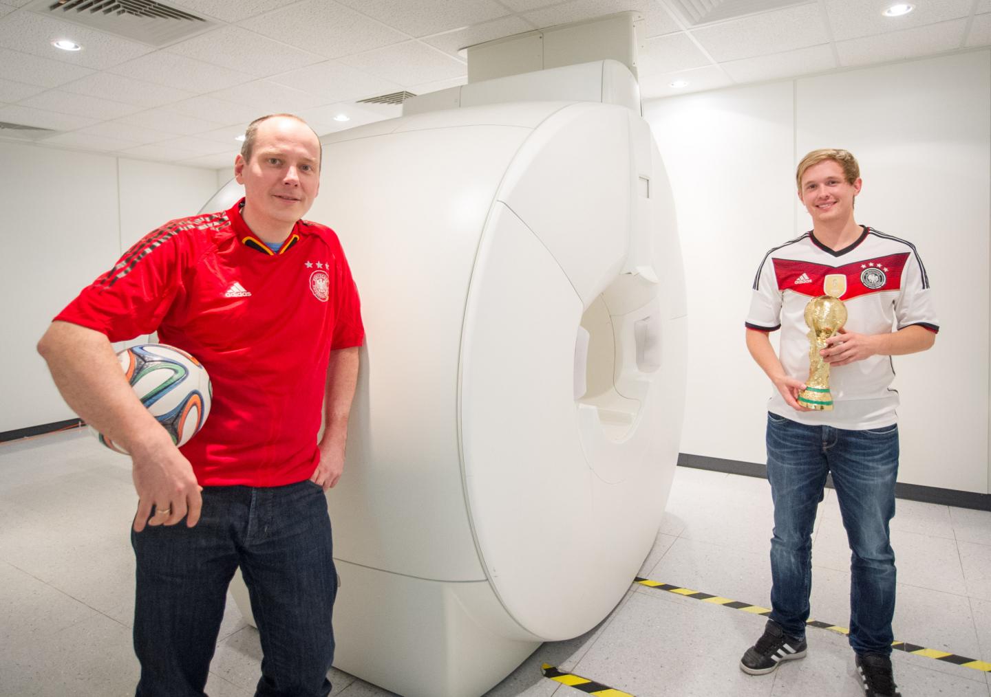 Bernd Weber (left) and Alexander Niklas H&auml;usler