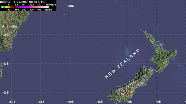 Video of Rainfall from Cook and Debbie