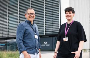 Jose Ramon Bilbao Catala and Alba Hernangomez Laderas, main authors of the research.