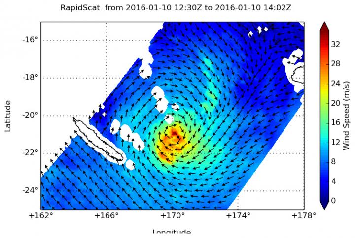 RapidScat Image of Ula
