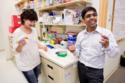 Satchidananda Panda and Megumi Hatori, Salk Institute