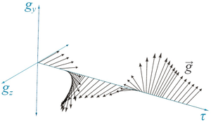 Figure 3 | The dynamical spin texture that exhibits the topological winding feature