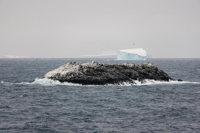 Uncharted island in Weddell Sea