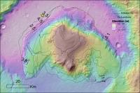 Mount Sharp Topography