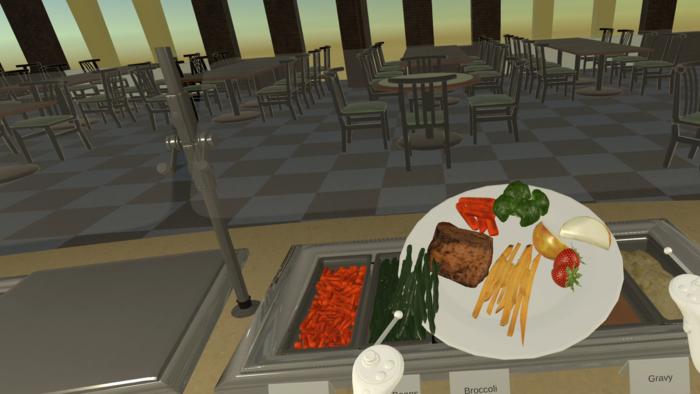virtual reality buffet