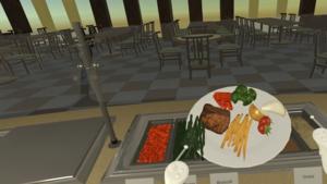 virtual reality buffet