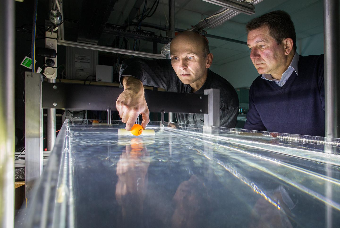 Dr Horst Punzmann and Professor Michael Shats, Australian National University
