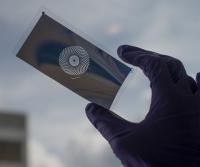 An Example of a Patterned Metal Made Using the New Technique