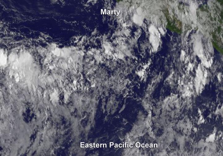 GOES Image of Marty