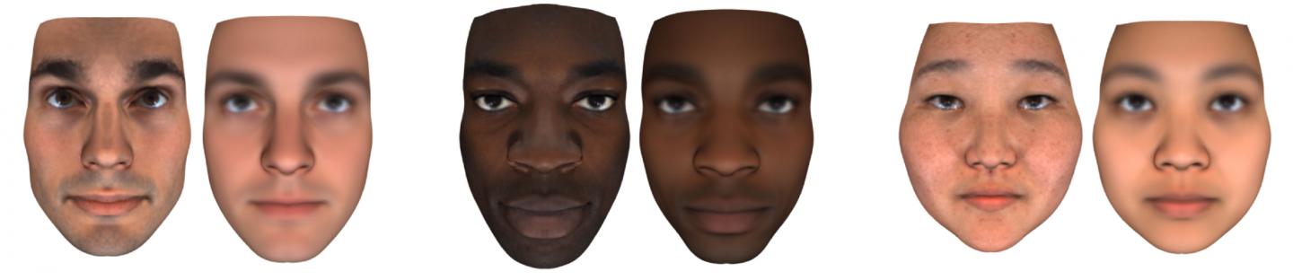 Real (Left) and Predicted (Right) Faces
