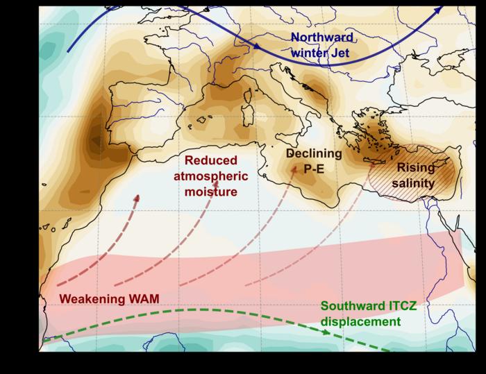 Map Bronze Age Drought