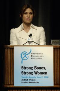 Justine Pasek at 2nd IOF Women Leaders Roundtable
