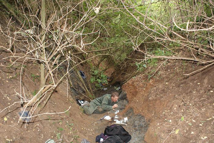 The moment of the site’s discovery (2019)