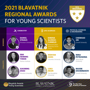 Announcing the Winners and Finalists of the 2021 Blavatnik Regional Awards for Young Scientists