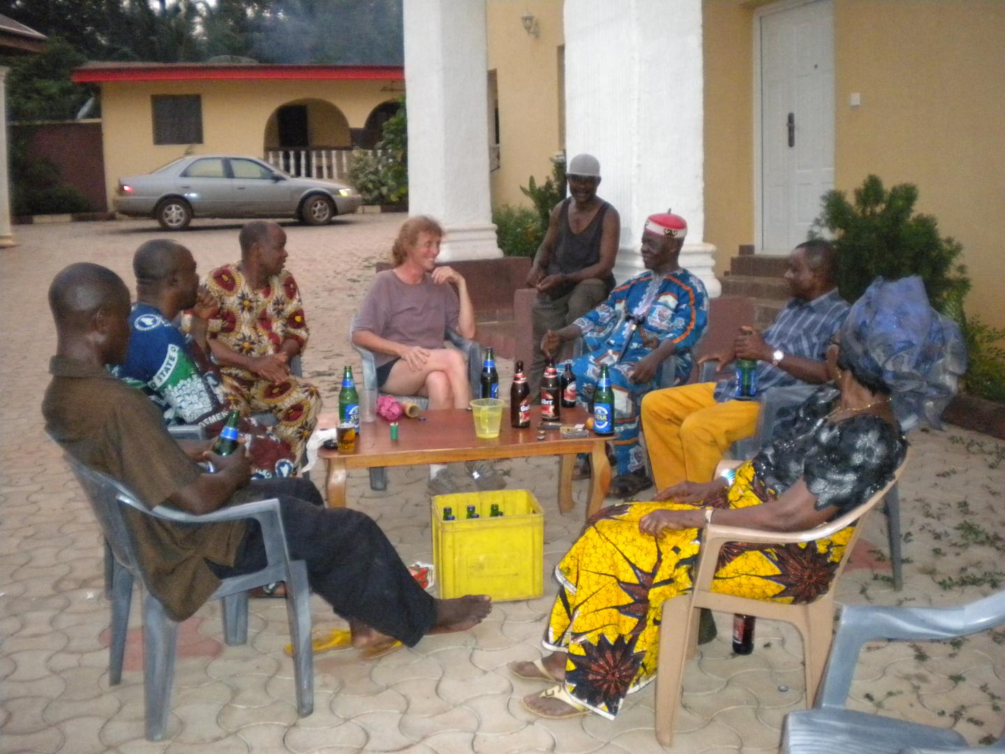 Ann-Perry Witmer Meets with Village Elders in Adu Achi, Nigeria