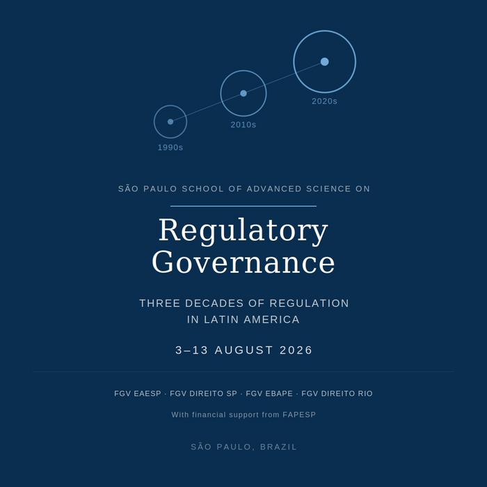 Registrations open for São Paulo School of Advanced Science on Regulatory Governance