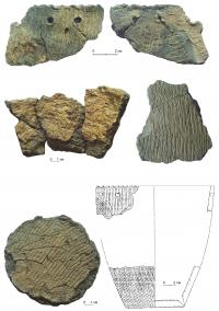 Shards of Pottery from a Cooking Pot Used by Siberian Hunters