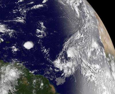 GOES-13 Sees Tropical Storm Ophelia