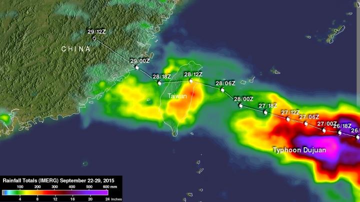 GPM Image of Dujuan