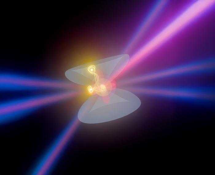 Artistic impression of X-ray four-wave mixing