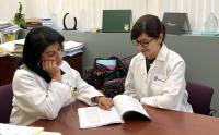 Marsha Moses, Ph.D., with Golnaz Morad, D.D.S., Boston Children's Hospital