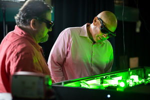 Professor Igor Litvinyuk and Professor Robert Sang from Griffith University.