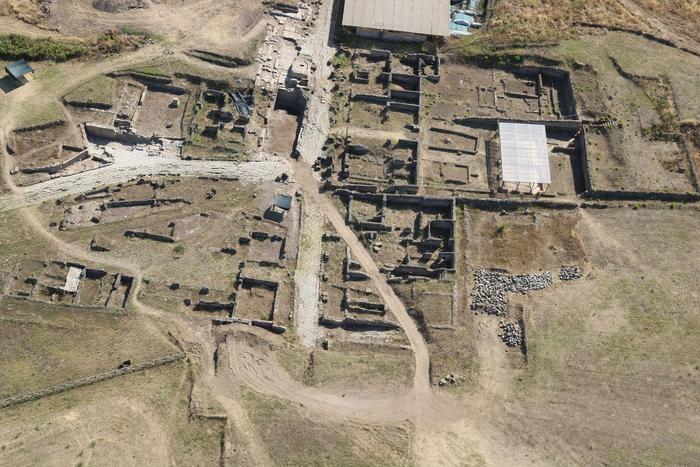 Aerial image of Gabii