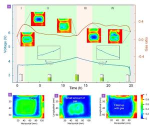Internal gas evolution curve