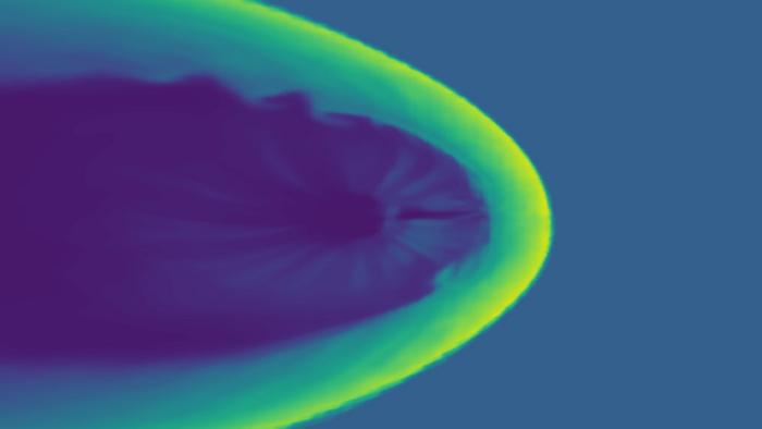 Simulation of the Earth’s magnetic field
