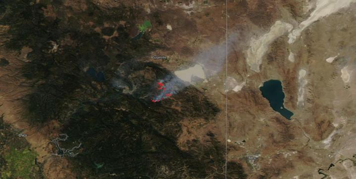 California's Walker Fire Nearly Contained