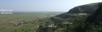 Ancient lake levels