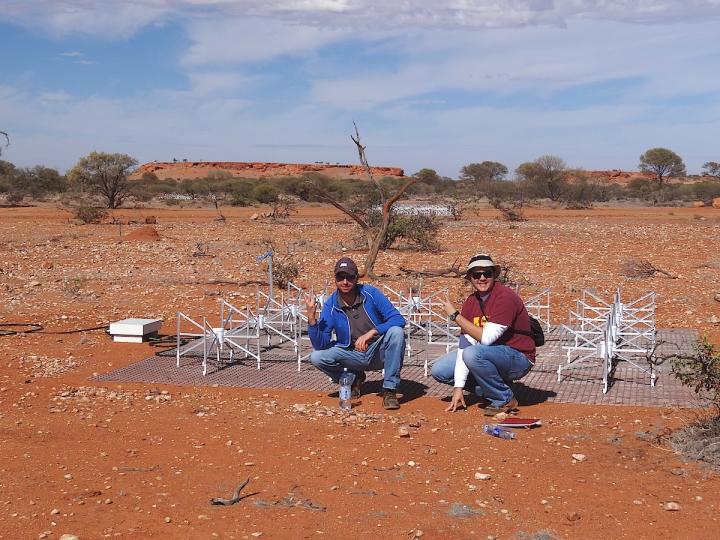 ASU Students at Murchison Widefield Array Radio Telescope