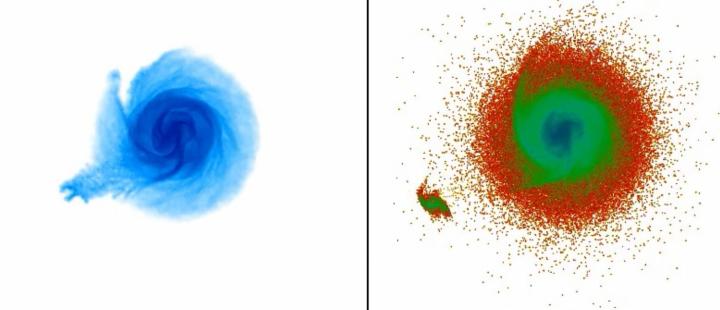 Dwarf Satellite Disrupting Milky Way