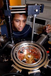 Examining Silicon Germanium Chip 1