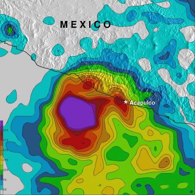 TRMM Rainfall Map of Raymond