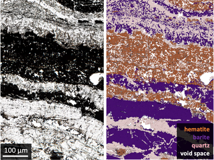 Undulatory laminations of the Dresser Formation stromatolites