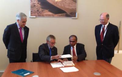 Sebasti&#225;n Pi&#241;era, Jos&#233; Miguel Aguilera, and Subra Suresh